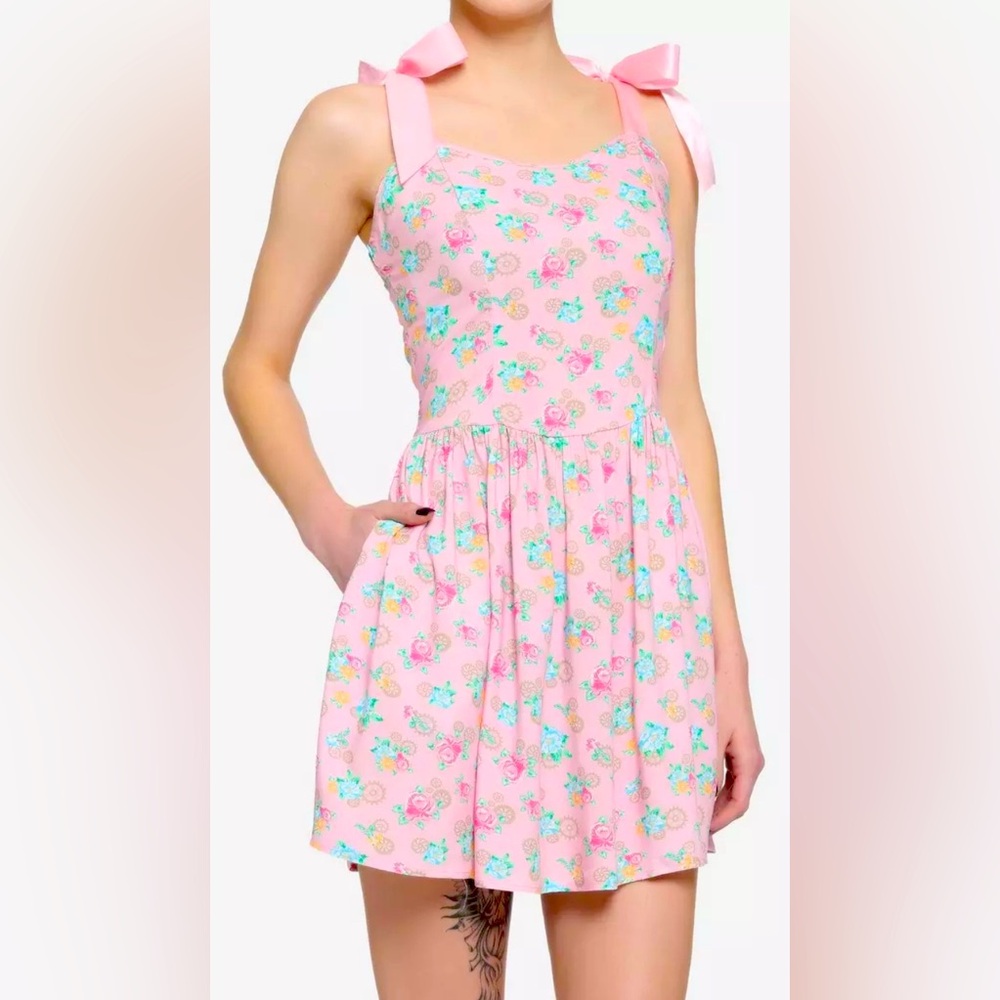 Floral Sweetheart Dress - Picture 1 of 4
